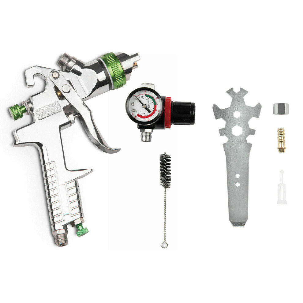 2.5Mm Nozzle Hvlp Gravity Feed Spray Gun 1L Aluminum 24Cm 7901377982988