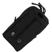 Black Military Mobile Phone Pouch with Card Slot Utility Waist Bag