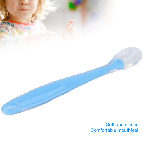 Baby Silikonschoppen, Weiche Spitze, Flache Form, Blau, 2er Pack 2