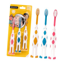 6pcs Kids Soft Bristle Toothbrush Ages 25 with Non Slip Handle for Healthy Gums Care