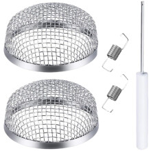 Stainless Steel RV Vent Cover with Rust Resistant Mesh Screen, Fly Proof, Quick Install Design