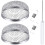 Stainless Steel RV Vent Cover with Rust Resistant Mesh Screen, Fly Proof, Quick Install Design 1
