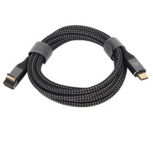 200 cm Nylon-beschichtetes Type-C-Kabel 240W Schnellladung goldplattierter Anschluss