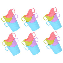 24Pcs Reusable AntiScald Cup Sleeve Set with NonSlip Heat Insulated Cup Holder for Parties