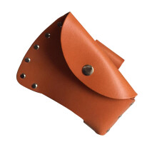 Open Leather Axe Case, Leather Axe Holster, Weight Capacity Hammer Holder, Belt Loop, Side Carrier For Hiking