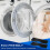 Reusable Washer Dryer Lint Filter 2 Pack, Easy Install Replacement Boosts Efficiency 3