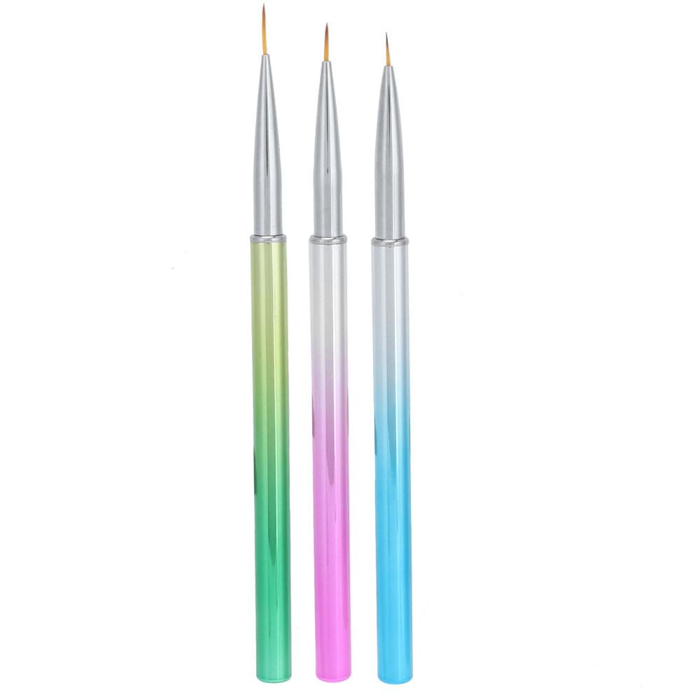 Nail Art Tools, Handcrafted for Artistic Precision, Ideal for UV Gel Painting and Acrylic Nail Design (3PCS) For Halloween Parties For Nightclubs