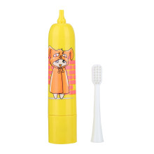 Kindertandenborstel met beschermkapje voor de borstelharen, leuk poetsplezier, kleine borstelkop, oscillerende borstelkop, grondige reiniging,