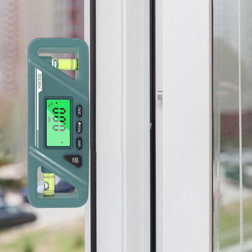 Digital Angle Finder Magnetic Base Green Digital Angle Measuring Tool Angle Gauge 1