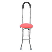 Tabourets pliants pour adultes, légers et faciles à ranger, hauts tabourets de bar avec poignée, multifonctionnels et pliables pour le camping, la