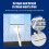 Window Squeegee with Spray Functionality, Front and Rear Dual Scrubbers Window Cleaning Tool with Adjustable Telescopic Pole and Replaceable 4