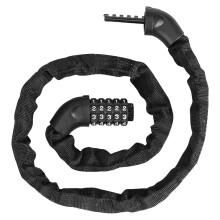 Bike Locks HeavyDuty AntiTheft 5Digit Resettable Combination Bike Chain Lock For Motorcycles, Doors, Gates, Fences