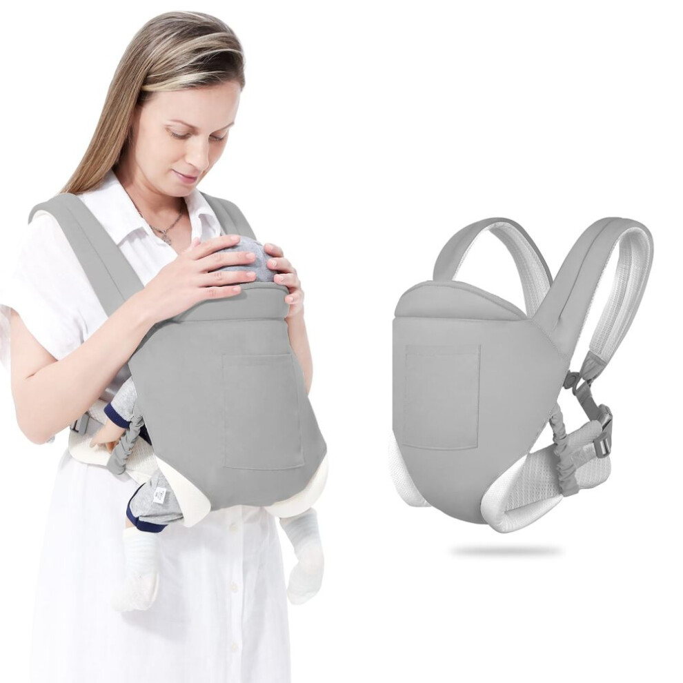 Infant Sling Wrap for Baby Carrier, Breathable Baby Carrier Newborn to Toddler with Soft Fabric and Lightweight Build, Ergonomic Adjustable Size