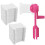 Stickgarnwickler Handgekurbelte-Rosenrot 7