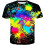 Men's 3D Graphic TShirt Oversize Crew Neck Short Sleeve Black 4