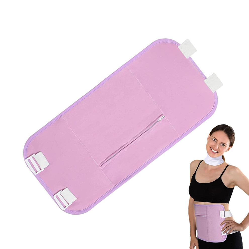 Castor Oil Pack Wrap for Liver Detox, Adjustable Waterproof Abdomen and Waist Compression