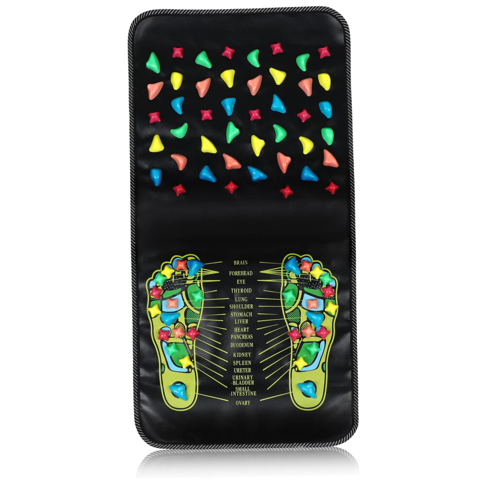 Stone Walking Foot Massage Mat for Pain Relief and Relaxation, Durable Acupressure Design