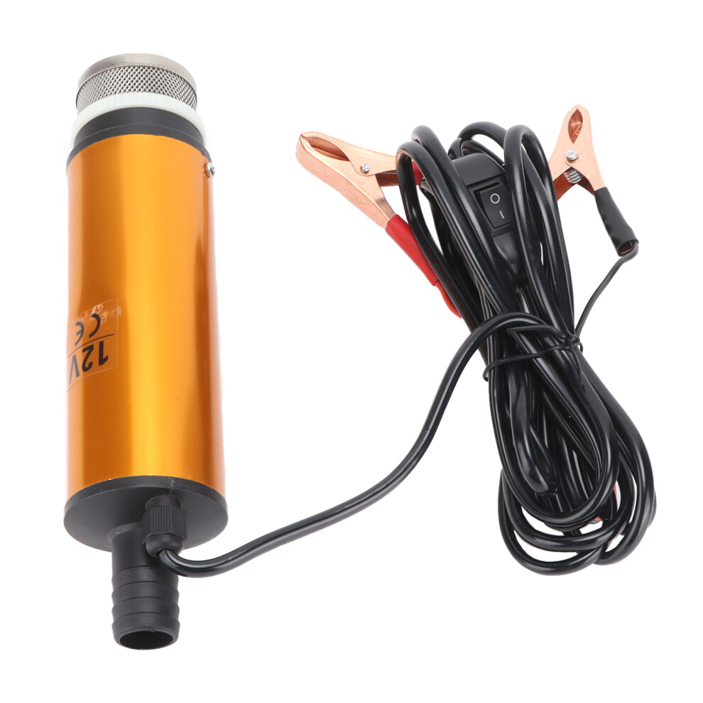 12V Mini Submersible Pump 51Mm Dc Portable 30L/Min Water & Kerosene Pump 4981377988329