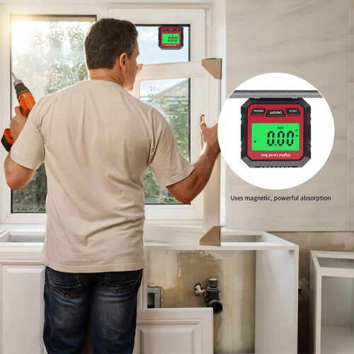 Portable Digital Inclinometer For Horizontal Angle Measurements Precise Readings 1