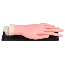 Nagel-Trainingshand Modell Fake Hand zum Nagel-Design Üben Langlebig 23cm PVC