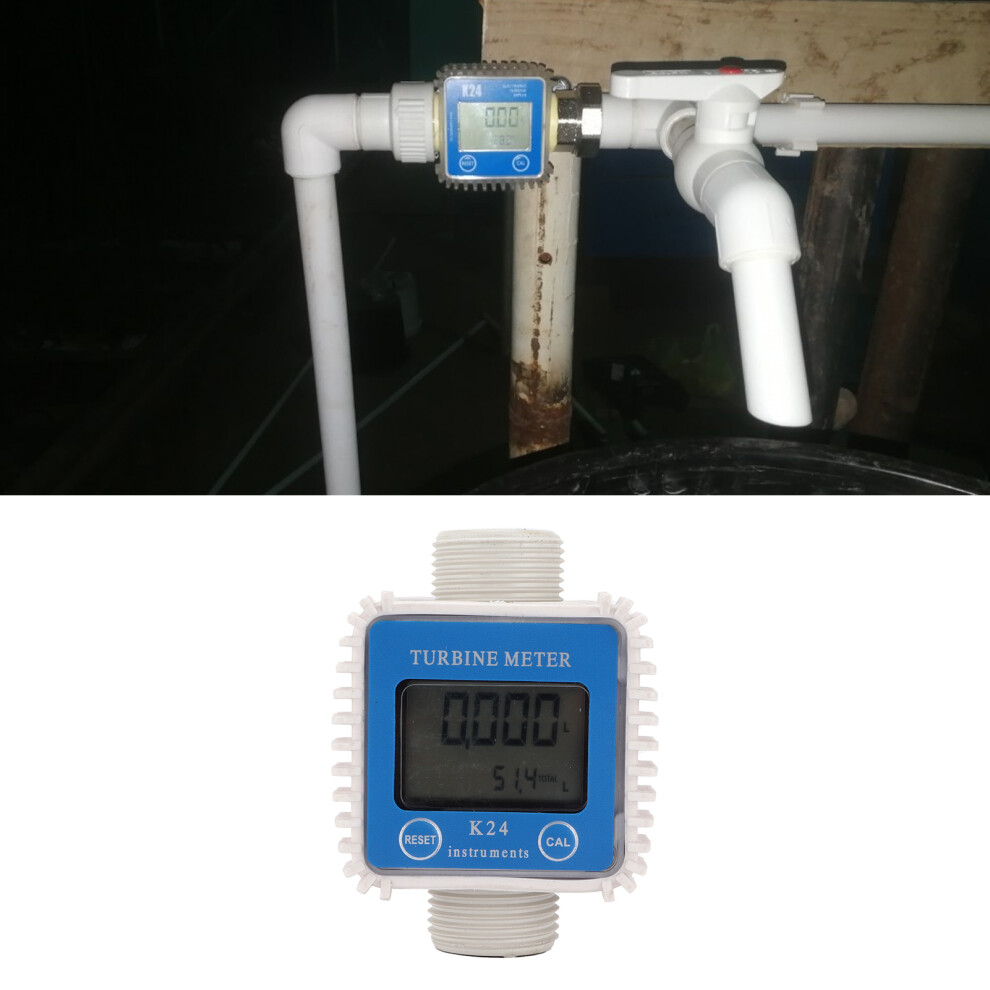 Digital Lcd Flow Meter For Diesel & Oil, 10-120L/Min, Abs 4931377989901