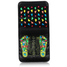 Foot Massager Stone Reflexology Mat with Cold Therapy for Pain Relief and Improved Circulation