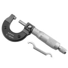 MJWDP Micrometer Precision Stainless Steel Measuring Range 025MM Resolution 0.01MM Strength Metal Measuring Instrument Ruler