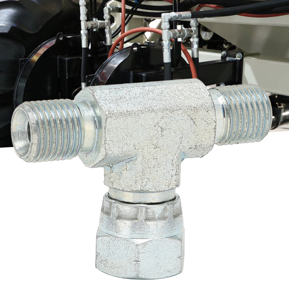 High Pressure 1/4In Tee Joint For Airless Sprayer Machines Durable Steel 9361377991553