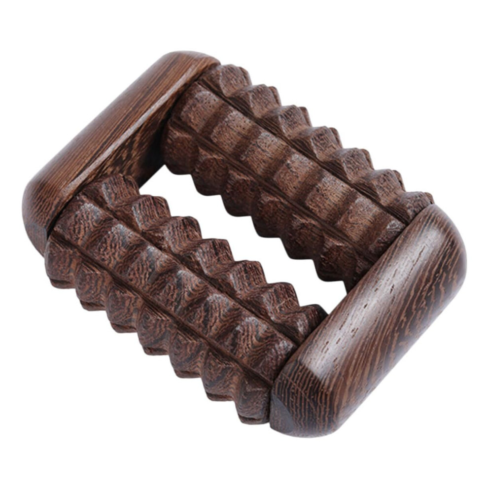 Hand Massager Roller for Finger Fatigue Relief Wooden Ergonomic Massage Tool for Home and Office