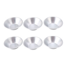 25Pz Stampi per crostatta in alluminio 7,2x4cm Stampi per mini cupcake