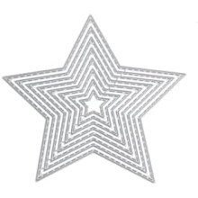 Craft Dies 2025 Upgraded FivePoint Star Cutting Dies, Geometric Set For Scrapbooking, Album, Cards, Embossing Stencils