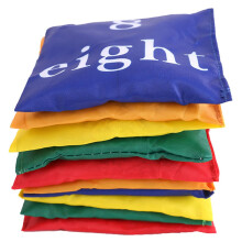 Bean Bag Toss Game Set 10pcs Colorful Mini Bags for Outdoor Party Fun and Family Activities