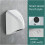 Automatic Hand Dryer with Smart Sensor and Quick Dry Technology for Bathroom, Compact Sky Blue 3