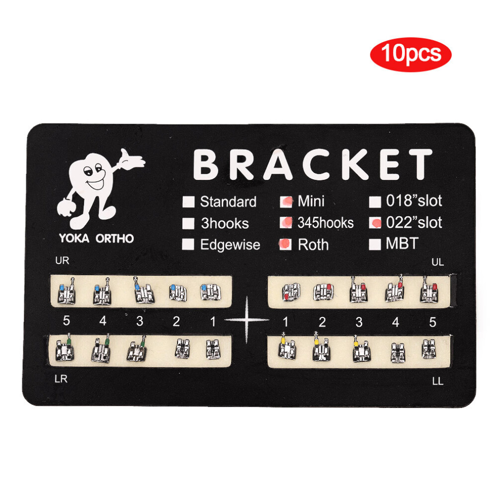 Orthodontic Brackets For Professional Dental Treatment, Exquisite Workmanship Stainless Steel Tooth Brace Accessories, Designed Specifically For
