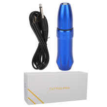 Máquina de tatuagem tipo caneta, leve e com operação estável, conexão por cabo DC, design ergonômico em formato de caneta, compatível com a