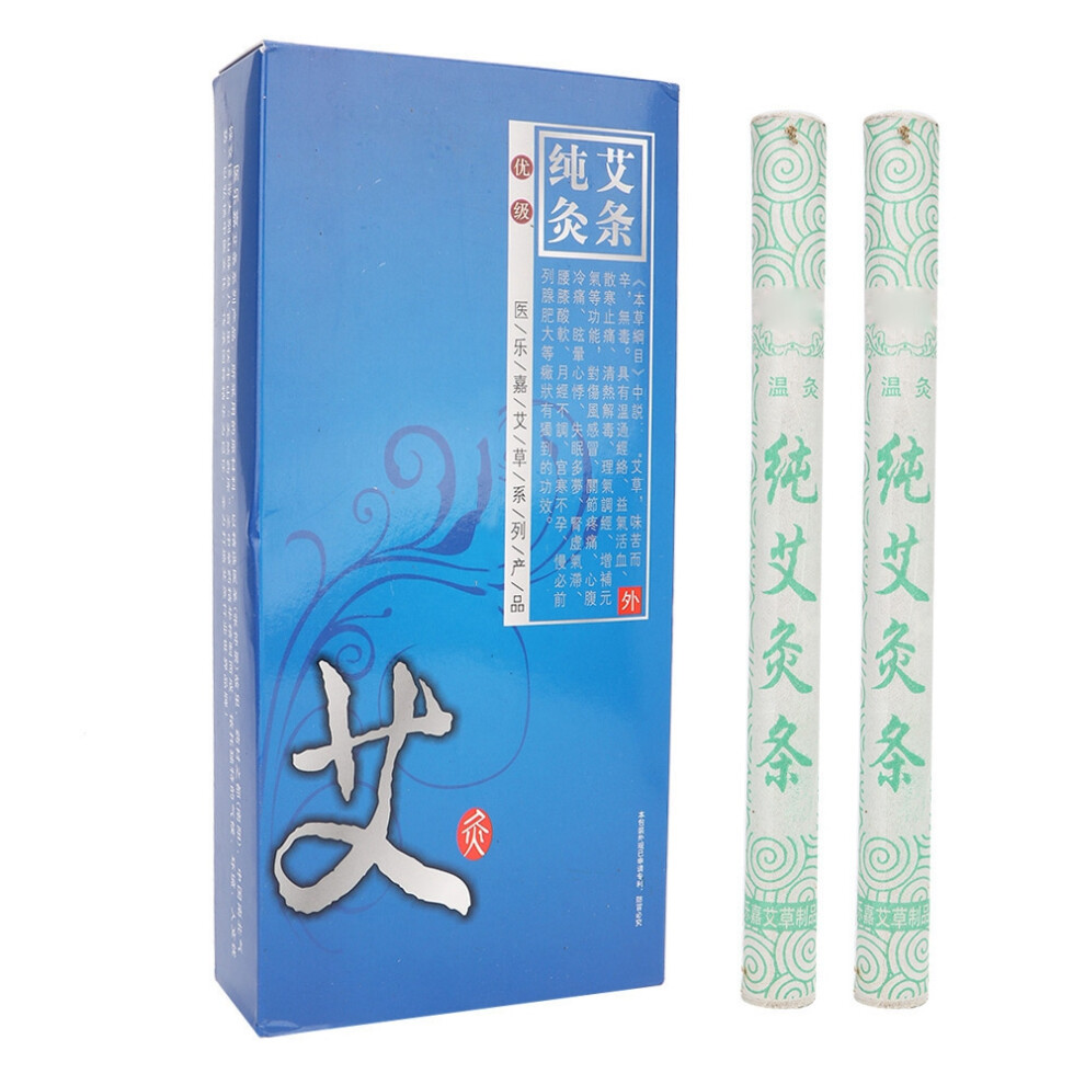 Natural Moxa Stick, Smokeless Moxa With Burns Evenly For High Quality Moxa And Easy To Use For Boosting Immunity And Connect Channel