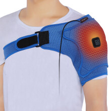 Schulter-Wärmekissen für steife Schulter, Vibrationsmassage, einstellbare Temperatur, beheizbare Schulterbandage, universelle Passform,