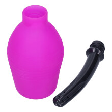 Clistere intimo a forma di bulbo con contorni lisci e arrotondati, design a prova di perdite, regime di pulizia versatile, design facile da impugnare