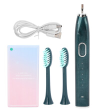 Wireless Rechargeable Sonic Toothbrush For Adults, 5 Modes Anti Aging Teeth Cleaner With Thermal Vibration Low Noise Operation And Breathable Fabric