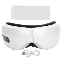 Eye Bliss: Verwarmd oogmasker, aanpasbare muziek, luchtdrukmassage, draagbaar en ergonomisch ontwerp voor het verzachten van droge ogen en een betere