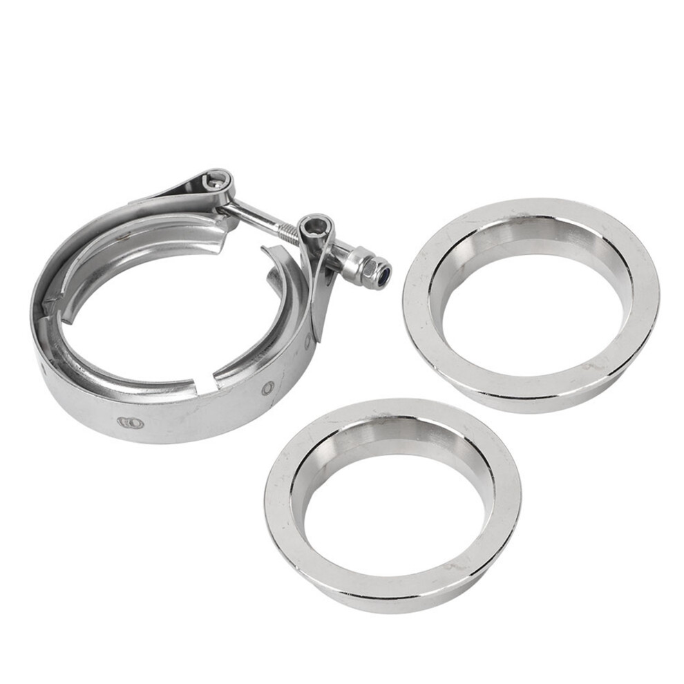 Reusable Fastener For Exhaust Pipe Connection, High Temperature Resistant V Band Clamp, Stainless Steel Secure Sealing Solution For Turbo Exhaust 9165521321018