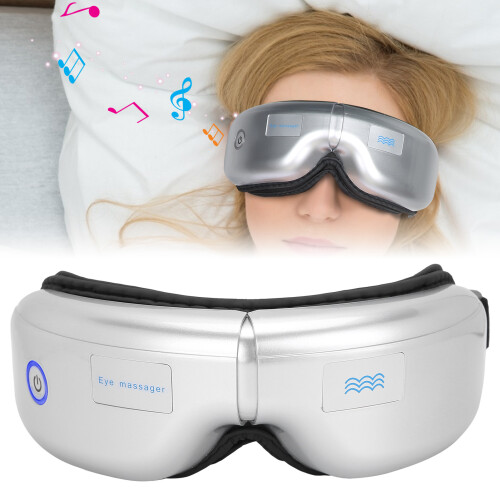 Μάσκα ματιών Eyeblind Bliss, λειτουργίες μασάζ με ήχο Bluetooth, φορητή και πτυσσόμενη για 2