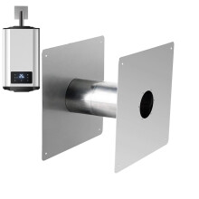 Wall Thimble Stainless Steel Double Wall, Indoor Wall Thimble, HeatResistant Insulated Chimney Thimble For Fireplaces