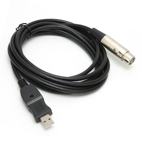 Επαγγελματικό καλώδιο ήχου, προσαρμογέας USB σε XLR για αθόρυβη ηχογράφηση με