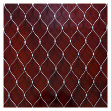 Flexible Stainless Steel Wire Rope Mesh 4 cm Mesh Opening, 1.2 mm Wire Diameter, HeavyDuty Balustrade Netting 2x2 m
