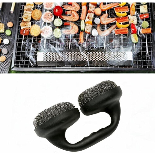BBQ Grill Brush Heavy Duty ThreeSided Wire Cleaner with Ergonomic Handle for Deep Cleaning 1
