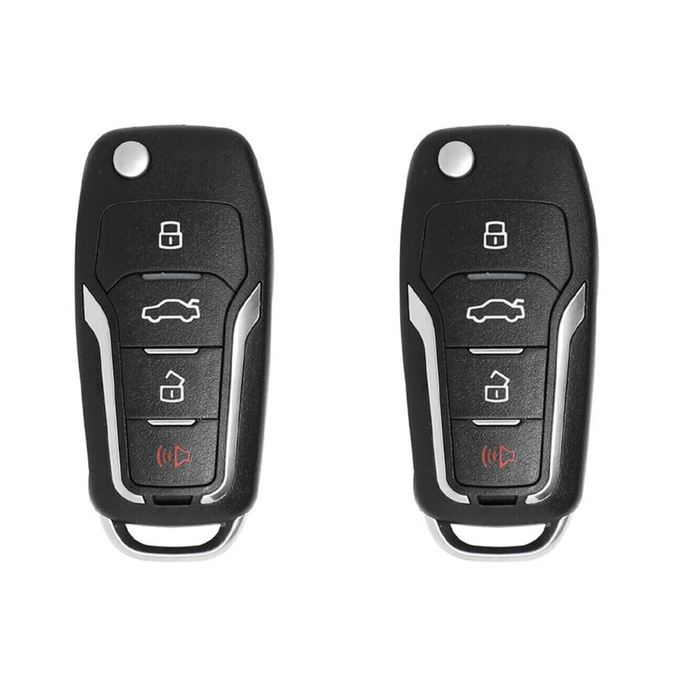 2X For Xhorse Xkfo01en Universal Wire Remote Key Fob Flip 4 Button For Style For Vvdi Key Tool 6031368505016