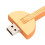 Χαριτωμένα μουσικά όργανα καινοτομίας USB Drive που διαμορφώνουν την ανθεκτική 3