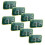 SelfAdhesive Wire Clamp Clips 8Pack, Plastic Cable Organizer For Wall And Desktop, Easy Install Cable Holders 1