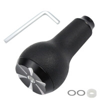 Fishing Reels Handle Modification Power Knob Universal Fit For Most Reels Nonslip Rubber Rockers Arm Grip Black